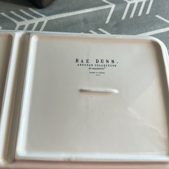 RAE DUNN 1/2 Floral 🌿🌺 “Trinkets” Plate 🪴 - Picture 6 of 9